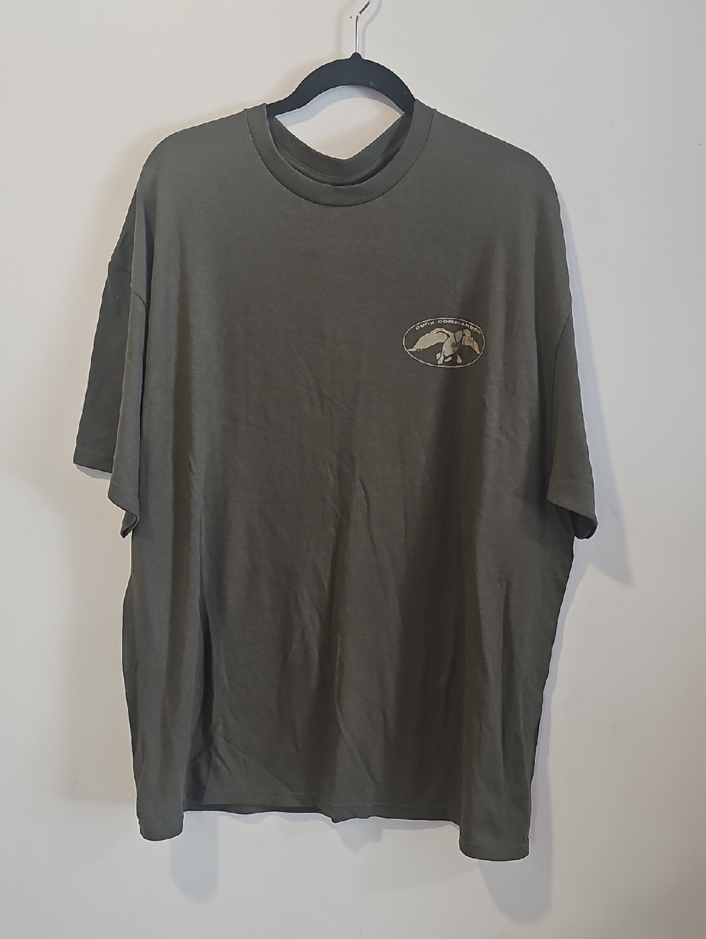 Men's Olive Green Short Sleeve Graphic Tee